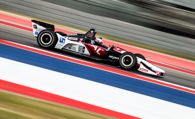 Illustration for article titled Here's All the Action From IndyCar Practice At COTA